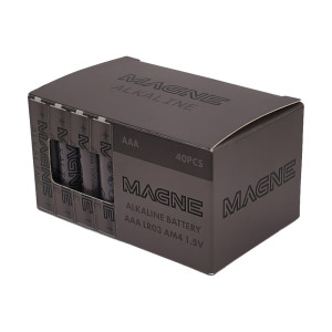 MAGNE Alkaline batterier LR03 (AAA) 40 stk.