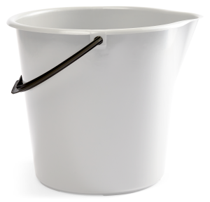  G. Funder Spand med bred hældetud og hank, 10 liter